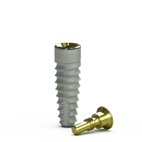 Tapered Internal Implant, 3.8 x 12mm, Mountless, RBT