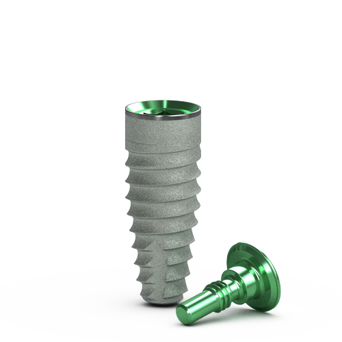 Tapered Internal Implant, 4.6 x 12mm, Mountless, RBT