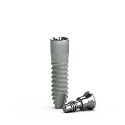 Tapered Internal Implant, 3.0 x 10.5 mm, Mountless, RBT+Laser-Lok