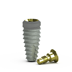Tapered Internal Plus Implant, 4.6mm x 10.5 mm, 3.5 Platform, Laser-Lok