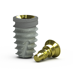 Tapered Short Implant, Laser-Lok, 4.6 x 7.5mm, 3.5mm Platform