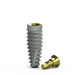4.2mm x 12mm Tapered Pro Implant, Laser-Lok, RBT Agressive 
