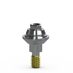 3.5mm Multi-unit Abutment, Straight 1mm Collar 