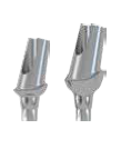"iSy® Esthomic® abutment, 15° angled, size S, Ø 5.4 mm, gingiva height 1.5-2.5 mm, preparable, incl. iSy® abutment screw, titanium alloy"