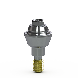 [PYMU2 ] 3.5mm Multi-unit Abutment, Straight 2mm Collar 