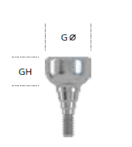 [P2014.4460] "iSy® Esthomic® Healing cap, size M, Ø 5.9 mm, gingival height 6.0 mm, titanium alloy, sterile"