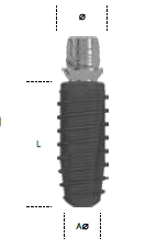 [P1110.5009] iSy® Implant set, 1 unit, Ø 5.0 mm, L 9 mm